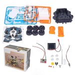 Bricolage rover solaire aliment batterie solaire aliment exploration construction blocs de voiture ...