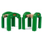 Brio - 33253 - circuits de train en bois - supports avec rail int�gr�