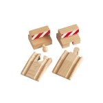 Brio - 33385 - circuit de train en bois - coffret rails montes + butoirs arrt