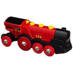 Brio - 33592 - jeu de construction - locomotive puissante a piles - rouge
