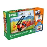 Brio world portique smart tech sound pompier - accessoire stem pour circuit de train en bois - ravensburger ...