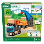 Brio world train set starter lift & load set