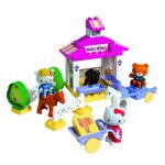 Briques de construction hello kitty - centre equestre