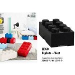 Brique de rangement noire 8 plots