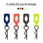 Broches de clip de coque avec support de fixation, ensemble de montage en aluminium pour 1 / 5 1 / 8 ...