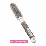 Brosse a cheveux thermique ion cramique, 6 tailles, peigne cylindrique, salon de coiffure, schage, ...