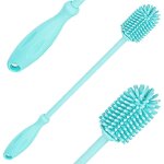 Brosse a gobelet en caoutchouc silicone, bouteille de cuisine multifonction, thermos, nettoyage du verre, ...