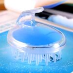 Brosses de lavage en silicone doux, massage du cuir chevelu, d�mangeaisons, t�te m�ridienne, peigne, ...