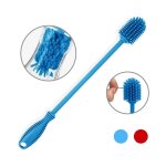 Brosse de nettoyage pour biberons en silicone durable ¿ manche de 31, 8 cm de long pour biberons, flacons ...