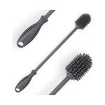 Brosse de nettoyage polyvalente pour biberons en silicone - manche de 12, 5  de long pour biberons, bouteilles ...