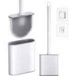 Brosse toilettes wc silicone amoviblebrosse wc suspendu avec base schage rapidebalai toilette wc silicone ...