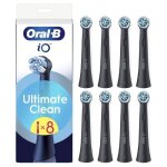 Brossette oral - b - io refills ultimate clean - pack de 8 - noir