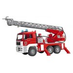 Bruder - 02771 - camion de pompier man avec girophare, lance, lumire