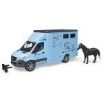 Bruder camion btaillre mercedes benz sprinter avec un cheval