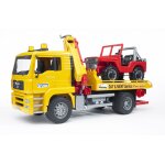 Bruder camion de dpannage man tga avec portique et jeep