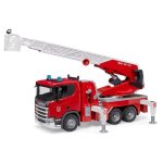 Bruder camion de pompiers avec �chelle pivotante scania super 560r
