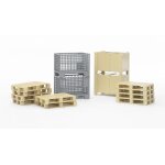 Bruder ensemble logistique (palettes, caisses. . . )