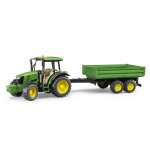 Bruder john deere - tracteur 5115m avec remorque