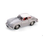 Brumm bm0314 - 02 porsche 356 hard top 1952 argento 1:43 maquette die cast model - brumm