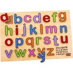 Bsm abcdaire minuscules - jeu d'encastrement