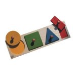 Bsm jeu d'encastrement formes géométriques et couleurs - mixte - livré a l'unité Bsm jeu d'encastrement formes géométriques et couleurs - mixte - livré a l'unité