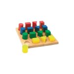 Bsm jeu d'encastrement géobois tailles et formes - mixte - livré a l'unité Bsm jeu d'encastrement géobois tailles et formes - mixte - livré a l'unité