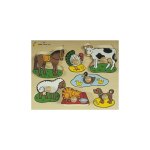 Bsm jouet d'encastrement les animaux de la ferme