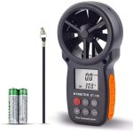 Bt - 100 anmomtre digital lcd vitesse du vent de mtre indicateur mesurer la vitesse de la temprature ...