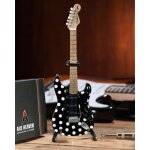 Buddy guy - buddy guy fender stratocaster w polka dot finish mini guitar replica
