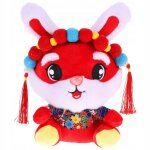 Bunny plushie lapin en peluche jouet de mascotte chinoise, jouet 3 4 5 6 7 + 8 ans gar?on fille cadeau ... Bunny plushie lapin en peluche jouet de mascotte chinoise, jouet 3 4 5 6 7 + 8 ans gar?on fille cadeau ...