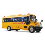 Bus scolaire a inertie, jouet de simulation, modle de voiture pour enfants, musique, eclairage, voiture ...