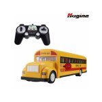 Bus scolaire rc 2. 4g, bus t�l�command�, porte ouverte, une cl� pour d�marrer le transporteur, v�hicule ...
