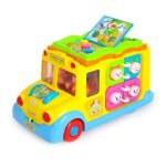 Mod�le de bus scolaire a monter soi - m�me, jouet de dessin anim�, son et lumi�re, v�hicules educatifs ...