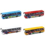 Mod�le de bus de voiture en alliage, mini simulation educative, d�cor de bureau, jouet de collection ...