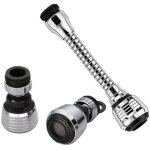 Buse de robinet anti - eclaboussures vnjugf, rallonge de robinet rotative a 360 degrés, economie d'eau, ... Buse de robinet anti - eclaboussures vnjugf, rallonge de robinet rotative a 360 degrés, economie d'eau, ...