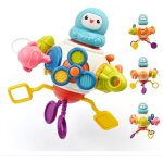 Busy board jouet bebe 1 2 3 an montessori�8 en 1 educatif sensoriel bebes cubes jouets de jeux d'avions, ...