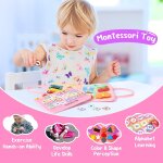Busy board, montessori girl toy 1, 2, 3, 4 years, child toy 1 2 years, children's games 1 2 3 years, ... Busy board, montessori girl toy 1, 2, 3, 4 years, child toy 1 2 years, children's games 1 2 3 years, ...