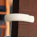 Butoir de porte de scurit pour bb, protection de verrouillage en forme de u, matriau abs, clip de ...