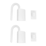 Butoir de porte de s�curit� en plastique pour b�b�, 4 pi�ces, pince a doigt, protection pour enfants