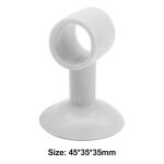 Butoir de porte en silicone anti - collision, 2 pices, silencieux, sans perage, durable, doux, respectueux ...