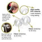 Butoir de porte transparent, 1 / 10 pi�ces, tampon de poign�e de porte, s�curit� b�b� enfants, protection ...