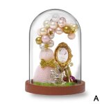 Cabane miniature en bois pour enfants, bricolage, maison avec meubles, mini cadeau avec jouets anti - ...