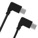 C�ble adaptateur de type c a type c pour lunettes de vol dji fpv, 2 pi�ces, pour drone v2 - g�n�rique ...
