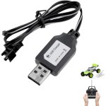 Cble de charge usb pour voiture rc, chargeur de batterie usb, connecteur sm 2 broches, convient pour ...