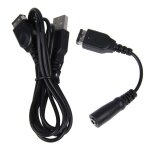 Cble de chargeur et adaptateur pour ecouteurs, 3. 5mm, pour nintendo gameboy advance gba sp