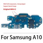 Cble flexible de chargement usb avec microphone, pour samsung a10 a10s a20 a20s a21 a30 a40 a50 a105fn ...