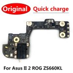 Cble flexible pour microphone asus ii 2 rog zs660kl, 5 pices, avec ecouteurs, prise casque, connexion ...