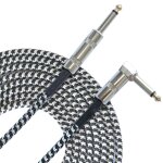 Câble de guitare audio mâle a mâle, cordon a tricoter en cuivre, prise droite de 6. 35mm pour instruments ... Câble de guitare audio mâle a mâle, cordon a tricoter en cuivre, prise droite de 6. 35mm pour instruments ...