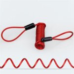 Cble mtallique de rappel verrouillage frein a disque vlo pour moto, vlo, corde scurit voiture electrique ...