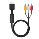 Cble rpartiteur audio / vido av pour ps2 et ps1, rallonge pour lecteur de jeu vers moniteur, convertisseur ...